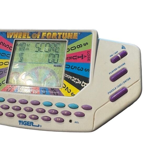 Wheel Of Fortune Handheld Game Vintage 1995 Tiger Electronics WORKS! - Picture 3 of 13